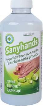 Mýdlo antibakteriální Sanyhands Kittfort