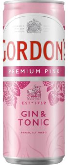 Nápoj míchaný Pink Gin & Tonic Gordon's