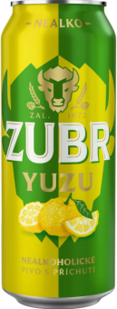 Nealkoholické pivo ochucené Zubr