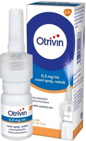 Nosní sprej 0,5 mg/ml Otrivin