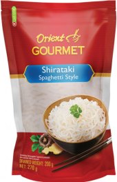 Nudle Shirataki Spaghetti style v nálevu Orient Gourmet