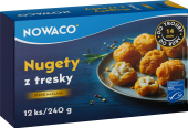 Nugety z aljašské tresky premium mražené Nowaco