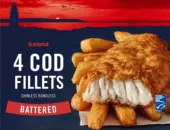 Obalované mražené filé Iceland
