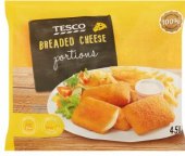 Obalovaný sýr mražený Tesco