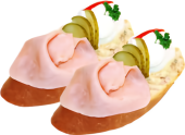 Obložený chlebíček Lahůdky Papei