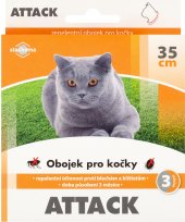 Obojek antiparazitní pro kočky Attack