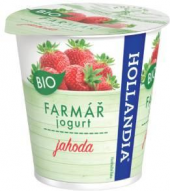 Ochucený jogurt Farmář bio Hollandia