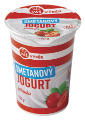 Ochucený jogurt smetanový Váš Výběr