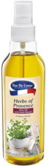 Ochucený olivový olej extra panenský ve spreji Duc De Coeur