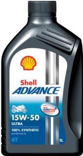Olej Advance 4T Ultra 15W-50 Shell