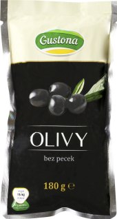 Olivy černé Gustona