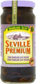 Olivy černé Seville Premium