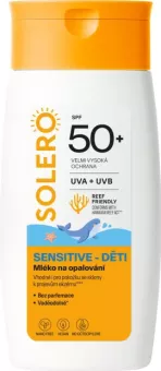 Opalovací mléko Sensitive - Děti SPF 50+ Solero