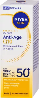 Opalovací pleťový krém proti vráskám Q10 OF 50+ Sun Nivea