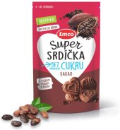 Ovesné sušenky srdíčka Super bez cukru Emco