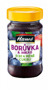 Ovocná pomazánka se sníženým obsahem cukru Hamé
