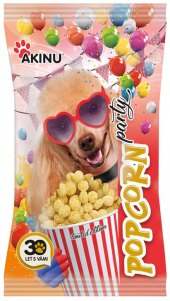 Pamlsky popcorn pro psy Akinu