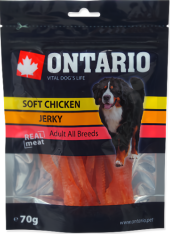 Pamlsky pro psy sušené maso Jerky Ontario