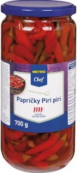 Papričky Piri Piri Metro Chef