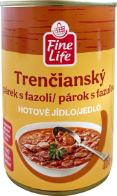 Párek trenčanský s fazolí Fine Life