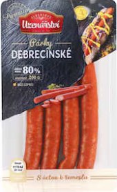 Párky debrecínské Albertovo uzenářství