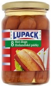 Párky hot dog Lupack