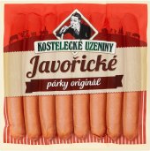 Párky javořické Kostelecké uzeniny