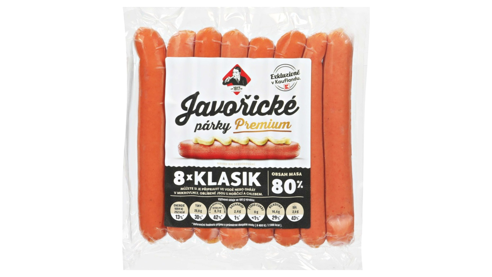 Párky javořické premium Kostelecké uzeniny v akci levně Kupi.cz
