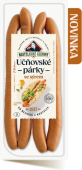 Párky učňovské se sýrem Kostelecké uzeniny
