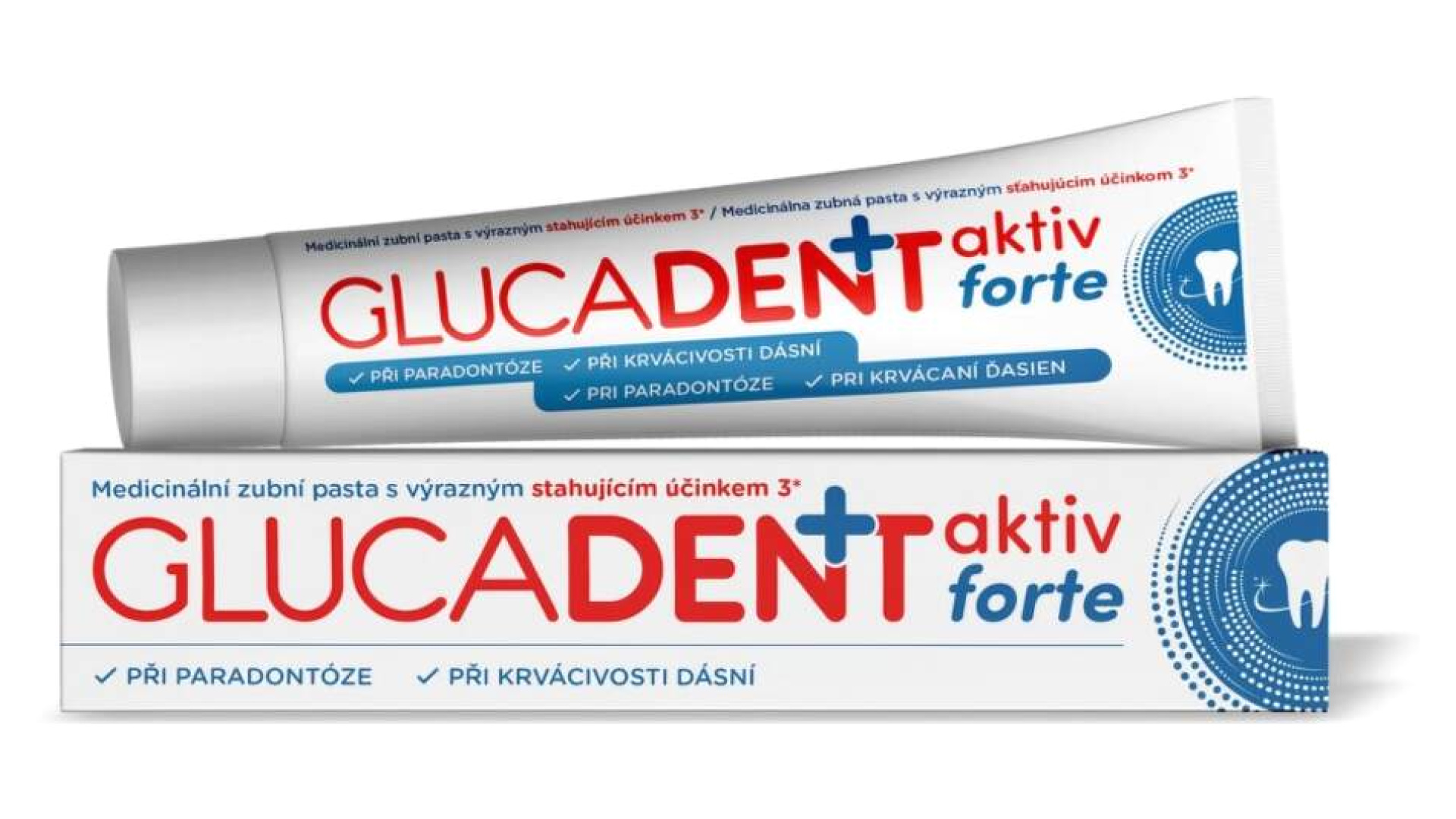 Pasta na zuby Aktiv Forte Glucadent + levně | Kupi.cz