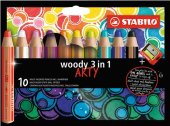 Pastelky Stabilo 3v1 Arty Woody