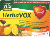 Pastilky pro zklidnění krku a hlasivek Herbavox MaxiVita