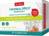 Pastilky proti bolesti v krku HerbalMed Dr. Weiss