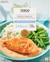 Pečená kuřecí fileta v houbové omáčce Tesco
