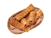 Pečivo tyčinka se slanou náplní