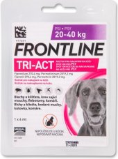 Pipety antiparazitní pro psy Tri-Act Frontline