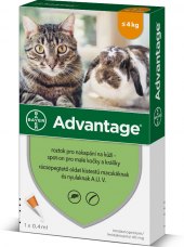 Pipety pro kočky a králíky antiparazitní Advantage