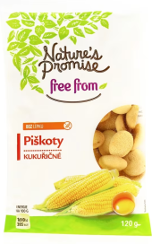 Piškoty bez lepku Free From Nature's Promise
