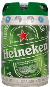 Pivo světlý ležák Heineken - soudek