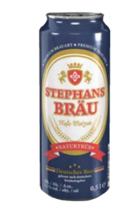 Pivo nefiltrovaný ležák Hefeweizen Stephans Bräu