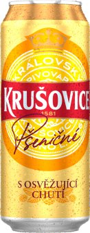 Pivo světlé pšeničné nefiltrované Krušovice