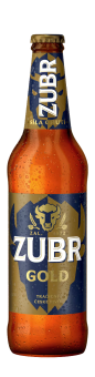 Pivo světlý ležák 11° Gold Pivovar Zubr
