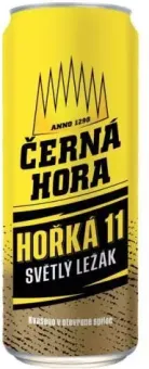 Pivo světlý ležák 11° Hořká Černá hora