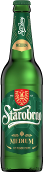 Pivo světlý ležák 11° Medium Starobrno