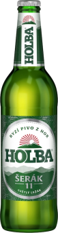 Pivo světlý ležák 11° Šerák Holba