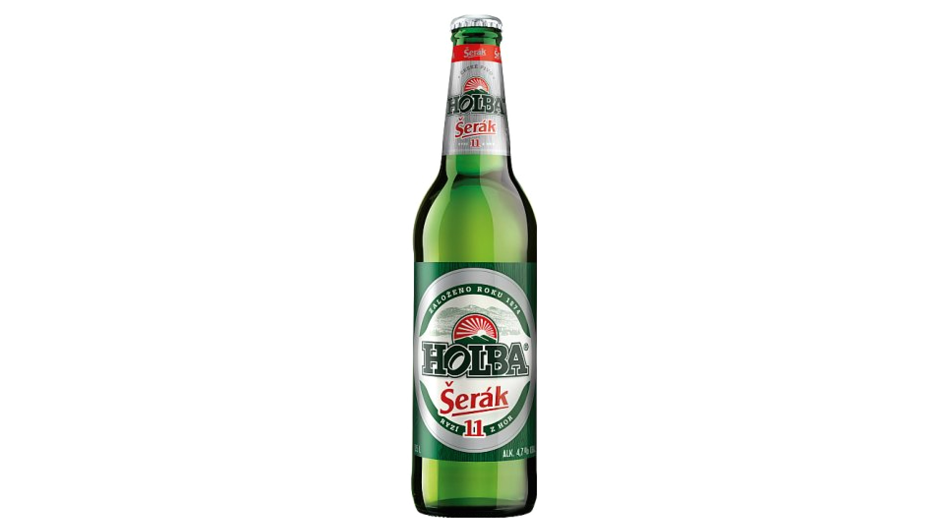 Pivo světlý ležák 11° Šerák Holba v akci levně | Kupi.cz