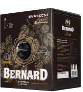 Pivo světlý ležák 12° Sváteční  Bernard - dárková sada