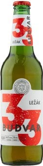 Pivo světlý ležák 33 Budweiser Budvar