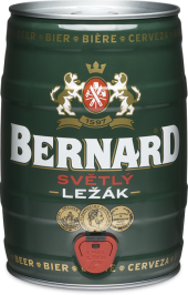 Pivo světlý ležák Bernard - soudek