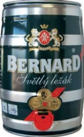 Pivo světlý ležák Bernard - sud